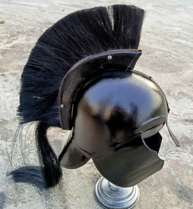 <b>Gladiator</b> Play Spartan Helmet Soldier Battle Medieval <b>Costume</b> Cosplay Greek Sparta Ancient Roman Corinthian Steel - Product Image 1