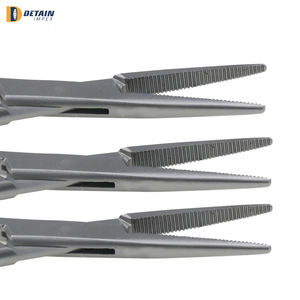 Pinzas Hemostáticas con Mango Dorado, Totalmente Dentadas, de Acero Inoxidable, Kit de Sutura con Bloqueo, Juego de Instrumentos de Alta Calidad con Certificación CE, Manual - Product Image 3