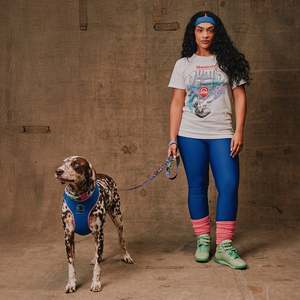 Reebok Sport Style Adjustable Mesh <b>Bib</b> for Dogs Aerobic <b>Training</b> Accessory - Product Image 3