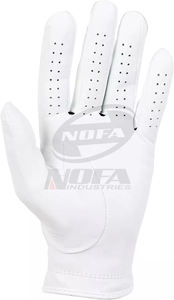 Guantes de Golf Premium de Piel de Cabretta para Mano Izquierda, Protección UV, Logotipo Personalizado, Transpirables, Correa de Muñeca Ajustable, Estilo Deportivo, Impermeables - Product Image 2
