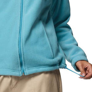 Respirant OEM impression personnalisée vêtements de rue à la mode col rabattu vêtements d'hiver veste polaire de style décontracté pour les femmes - Product Image 5