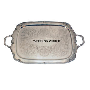 Bandeja de chocolate de lujo moderna ecológica de acero inoxidable, plato de diseñador de Venta caliente personalizable hecho a mano de calidad superior - Product Image 2