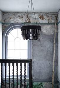 LUXURY DESIGN IRON <b>PENDANT</b> BLACK POWDER COATED HOT SALE BEST QUALITY HANGING <b>PENDANT</b> INDIAN METAL HANDICRAFTS <b>PENDANT</b>. - Product Image 3