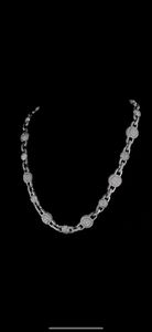 22 pulgadas 90 gramos VVS Moissanite collar de diamantes con cadena de oro rosa de lujo corazón Cruz patrón cuerpo joyería bodas fiestas - Product Image 2