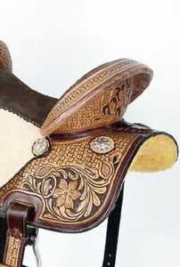 Sillín occidental de cuero genuino para montar a caballo, venta al por mayor, distribuidor, venta al por mayor, precio de fábrica - Product Image 5