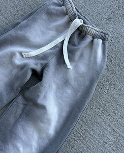 Usine directe nouveaux pantalons évasés décontractés pour hommes conception empilée légère avec logo personnalisé idée privée pantalons évasés - Product Image 3