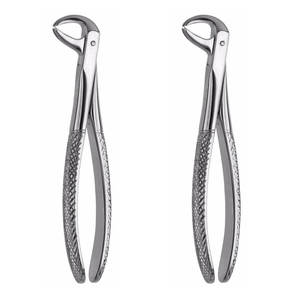 Pince maxillaire dentaire de troisième molaire No. 210 Mâchoires en forme de bec articulation de rivet Pince maxillaire universelle Chirurgie dentaire - Product Image 4