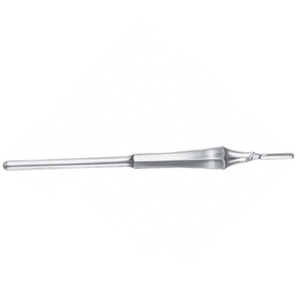 Poignée de scalpel chirurgical ronde de qualité supérieure avec support de lame en acier inoxydable allemand Source d'alimentation manuelle - Product Image 6