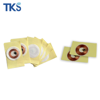 Étiquette RFID adhésive personnalisée en usine, flexible, 125 kHz, TK4100, T5577, EM4305, basse fréquence, avec antenne en cuivre