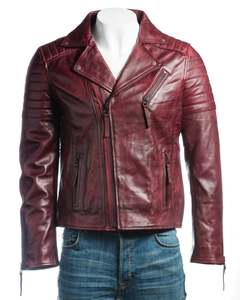 Veste d'hiver pour hommes Top Design avec col montant manches longues 100% cuir de haute qualité personnalisable prix raisonnable - Product Image 2