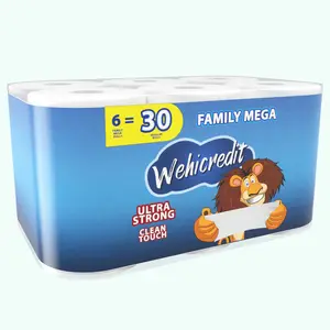 1-5 Ply 60g-700g 12 18 24 48 96 Rolls 1 2 3 4 5 Ply Layer Printed Baby Soft Virgin Wooden Pulp And Recycle Pulp Toilet Tissue