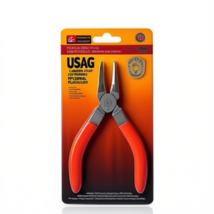 Alicates de punta recta de alta calidad USAG para trabajos con clips internos, herramienta con mango de plástico, diseño de punta recta para circlips internos - Product Image 2