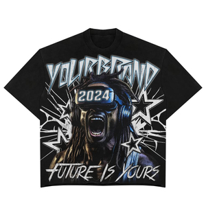 T-shirt en coton lourd pour hommes en gros | T-shirt imprimé graphique personnalisé pour un appel de haute qualité - Product Image 1