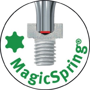 <b>Screwdriver</b> MagicSpring <b>T10</b> 80mm Blade Multi-Component Handle Round Blade by for WIHA - Product Image 5