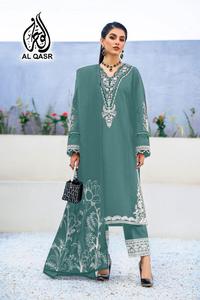 El último diseñador Pure Georgette bordado a mano Kurti Set de Fab Zone - Product Image 4