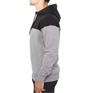 Nuevo diseño para hombre 500 GSM algodón pulóver sudaderas con capucha de gran tamaño recortada hombro caído Sudadera con capucha estampado peso pesado corte dobladillo primavera - Product Image 4