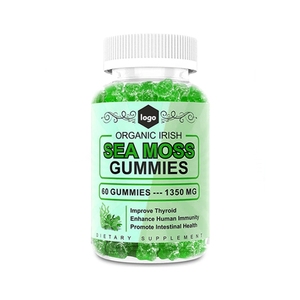 Capsules de mélange irlandais de <span class=keywords><strong>mousse</strong></span> de mer végétalienne sous marque privée, fabriquées aux États-Unis, pour soutenir l'immunité et favoriser la croissance des cheveux - Product Image 1