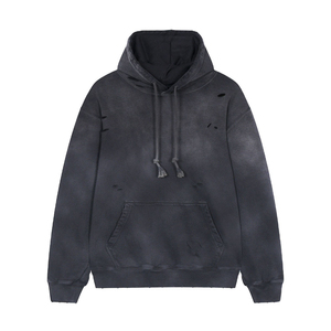 Sudadera con Capucha 100% Algodón, Impresión Digital, Ecológica, Transpirable, 430g, para Venta al Por Mayor, Ropa Casual de Invierno para Hombre - Product Image 1