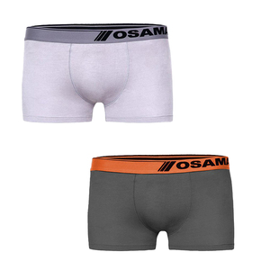 Haute qualité mi-hauteur hommes boxeurs coton respirant élastique Sexy sous-vêtements Viscose tissu 3/4/6 Pack Vinh Hung Vietnam vêtement - Product Image 2