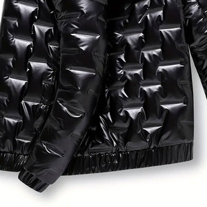 Chaqueta Acolchada de Lona Extra Grande para Hombre, Personalizada, con Cuello Alto y Capucha, Relleno 100% Poliéster, Transpirable, Estilo Urbano - Product Image 6