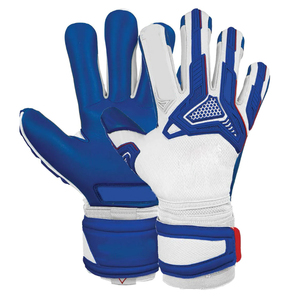 Guantes de portero de fútbol de cuero transpirable de buena calidad logotipo personalizado al aire libre impermeable antideslizante ajustable al por mayor OEM - Product Image 1