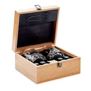 Ensemble de whisky en bambou personnalisé Inverness, produit de merchandising haut de gamme - Product Image 5