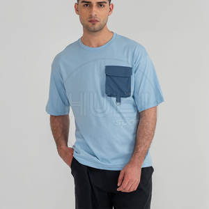 เสื้อยืดผู้ชายทรงหลวมแบบ2023สำหรับฤดูร้อน100% ผ้าฝ้ายออกแบบได้ตามต้องการพร้อมพิมพ์โลโก้ - Product Image 1