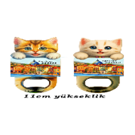 Pegatina Magnética con Diseño Mediterráneo de Animales en Plástico Impreso, con Forma de Botella, para el Regreso a Clases y Bautizos - Product Image 3