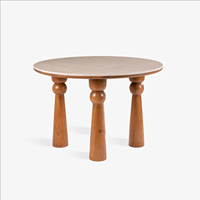 Mesa de Comedor de Madera Maciza de Primera Calidad, Moderna, Resistente, Duradera y Elegante, Muebles de Comedor para el Hogar