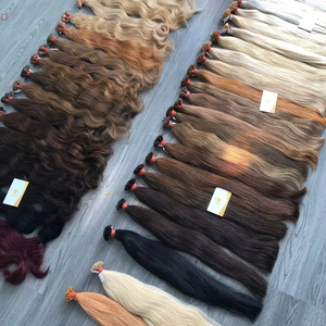Meilleure vente, vente en gros, extensions de cheveux vierges avec de la kératine, Vietnam, matière première naturelle non transformée de haute qualité, prix droit humain - Product Image 1