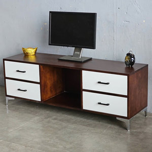 ตู้วางทีวีไม้ยางพารา รุ่นโมเดิร์น ขนาด 140x40x50 ซม. รุ่น KTV68099 เฟอร์นิเจอร์ห้องนั่งเล่น สำหรับใช้ในบ้านและบ้านสไตล์ฟาร์มเฮาส์ - Product Image 2