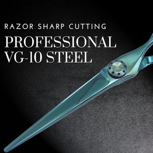 Tijera de corte de pelo de peluquero de grado quirúrgico, tijera de corte de pelo de acero inoxidable de 5,5 pulgadas, tijera de corte de pelo VG10 para belleza - Product Image 2