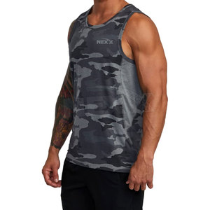Venta al por mayor Color sólido Hombres Tank Top Ropa deportiva Personalizada Hombres Tank Top Fitness Hombres Tank Top - Product Image 5