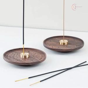 เตาเผากำยานไม้ศิลปะ ผิวเรียบเนียน เหมาะสำหรับอโรมาเธอราพี โยคะ สปา และวัดในบ้าน - Product Image 3