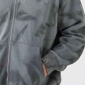 เสื้อฮู้ดสวมหัวผ้าโพลีเอสเตอร์/ ผ้าฝ้ายพิมพ์ลายแบบกำหนดเองสำหรับผู้ชายฤดูใบไม้ร่วงสินค้ามาใหม่ - Product Image 5