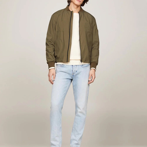 2025 taille personnalisée et Logo hommes vestes coupe-vent avec satin soyeux Bomber veste sensation marron couleur motif pour vêtements d'hiver OEM - Product Image 6