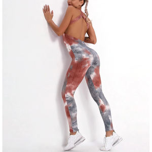 Ensemble de yoga de haute qualité vêtements de sport sans couture pour femmes vêtements de sport deux pièces vêtements de fitness avec pantalon et soutien-gorge de sport fournisseur en gros - Product Image 3