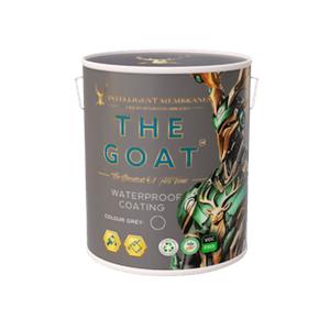 La vernice impermeabile flessibile GOAT® 7,5 kg Grigio – Membrana impermeabile a prova di umidità da applicare a pennello e cola - Product Image 2
