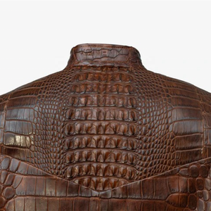 Servicios OEM Disponibles, Diseñe sus Propias Chaquetas de Cuero de Cocodrilo para Hombre, Ropa de Invierno, Colores y Logotipo Personalizados - Product Image 5