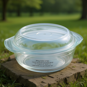 Tempered glass baking dish (24x24x11cm) with transparent <b>lid</b> 204AC00 1643 - Product Image 3