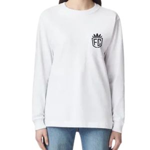 Camiseta informal de manga larga para mujer, de algodón suave, con cuello redondo, color sólido, con bolsillo, ajuste cómodo - Product Image 6