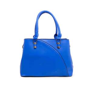 Moyen Bleu Casual Cross-Body Sac à main P35873 Filles Vegan Motif Lettre Décoration En Cuir Véritable PU Soft Handle ODM Sac à main - Product Image 3