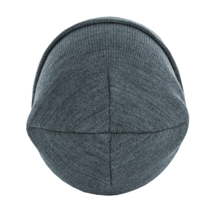 Venta al por mayor de gorros personalizados de punto acanalado acrílico, gorro de punto cálido sencillo, gorro de material acrílico para clima frío - Product Image 2