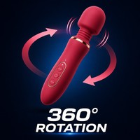 Vibrateur multifonction rotatif en silicone, rechargeable par USB, étanche au quotidien, fonctionnement silencieux, masseur de bien-être pour adultes