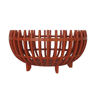 Pot Bunga Plastik Folin Modern Style GLB-300, Dapat Didaur Ulang, Ringan, Dapat Ditumpuk, Diameter 300mm, Tinggi 165mm, Untuk Penggunaan di Kebun Sepanjang Musim