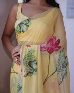 Dernier Banarasi Soft Silk Modal Saree pour les fêtes de mariage d'hiver Festivals Style sud de l'Inde Prix de gros direct du fournisseur - Product Image 3