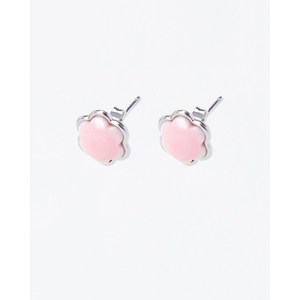 Pendientes de Perlas con Flor de Seis Pétalos Chapados en Rodio Vintage para Regalo de Boda - Product Image 3