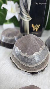 Postizo de Cabello Indio Liso y Duradero con Cabello Remy de Grado Superior, Peluca con Frente de Encaje y Ondas Corporales - Product Image 5