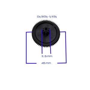 Engrenage EGR 58 dents pour Peugeot 208 (expédition depuis le fabricant turc) Code produit: GR2205 - Product Image 3
