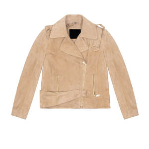 Veste d'hiver en daim pour femme, motif uni, design tricoté, légère, pour un style décontracté et un usage quotidien - Product Image 1